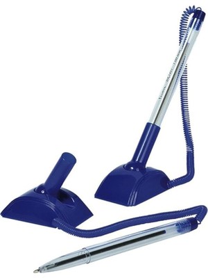 Leaf Shop Spiralli Banko ve Masa Kalemi 1 Mm. Mavi BK2401