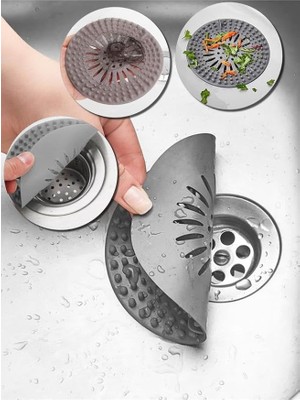 Leaf Shop Life Yuvarlak Silikon Süzgeçli Lavabo Tıpası MIT1068