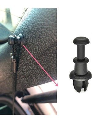 Leaf Shop Deponuz (1178) Bagaj Pandizot Askı Pimi 1M6867574 (1 Adet) Volkswagen Polo ile Uyumlu