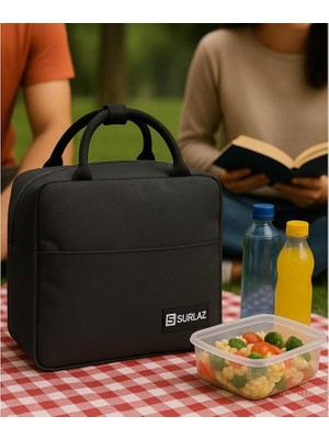 Leaf Shop ve Soğuk Gıda Taşıma Termal Çanta – Piknik, Kamp, Yolculuk, Okul ve Ofis Için Pratik Çözüm (Siyah)