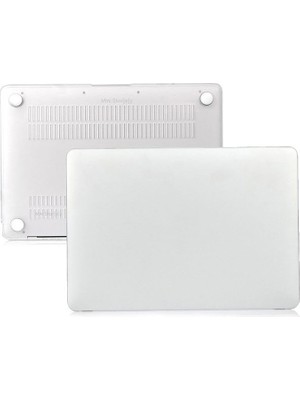 Leaf Shop Macbook Pro Kılıf 15INÇ Mat (Eski Hdmı'lı MODEL:A1398 2012-2015) ile Uyumlu Şeffaf