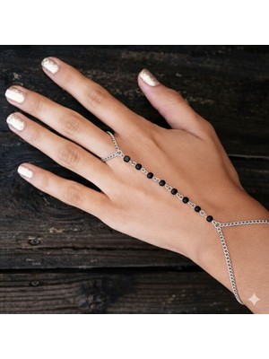 Shiklik Şık Zincir Siyah Boncuk Kadın Şahmeran ile Tarzınızı Yansıtın