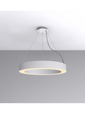 60 cm Simit (Yuvarlak) LED Linear Sarkıt Armatür Rözans Hediyeli