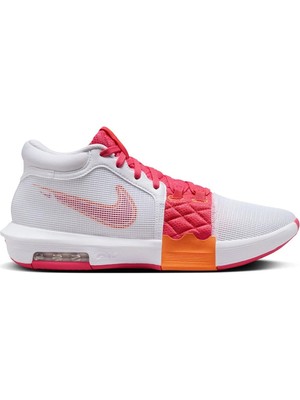 Nike Lebron Witness Vııı Mens Basketball Shoes Erkek Basketbol Ayakkabısı Beyaz Kırmızı
