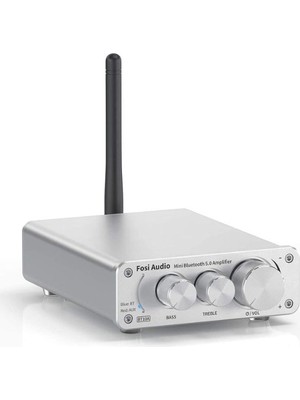 Gümrük Bey Fosi Audio BT10A-S Bluetooth 5.0 Mini Hi-Fi Amplifikatör 2X50W Class D Ev Tipi Amfi
