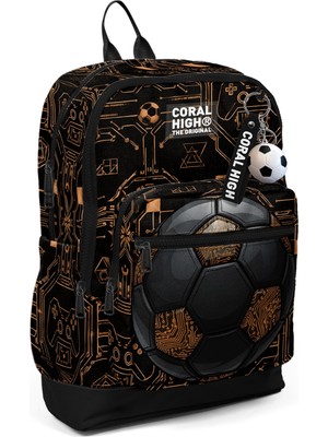 Coral High Kids Futbol Desenli Okul Sırt Çantası 33217