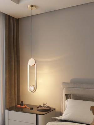 Apliqa Beckett Tekli Gold Sarkıt LED Avize