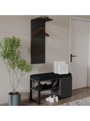 İnarch Dizayn Inarch Dizayn Lion Minderli Portmanto-Antre Askılıklı Ayakkabılık Çok Amaçlı Fonksiyonel Tasarım