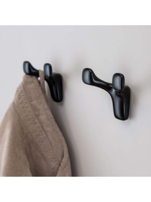 System 2005 Portmanto Askılığı Siyah Renk 80MM (AS2005 0080 Al6)