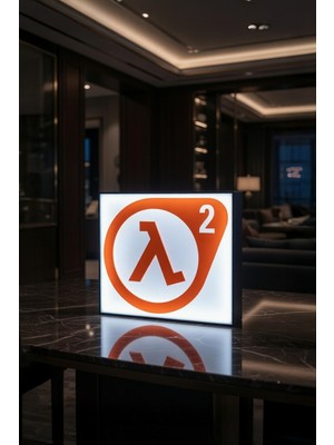 MEKTrend Half Life Tasarımlı Dekoratif Aydınlatma (21X19CM)