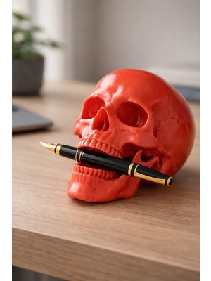 Hareketli Kuru Kafa Masaüstü Dekor Objesi – 3D Baskı