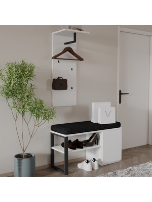 İnarch Dizayn Inarch Dizayn Lion Minderli Portmanto-Antre Askılıklı Ayakkabılık Çok Amaçlı Fonksiyonel Tasarım