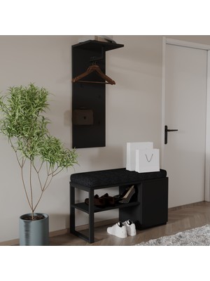 İnarch Dizayn Inarch Dizayn Lion Minderli Portmanto-Antre Askılıklı Ayakkabılık Çok Amaçlı Fonksiyonel Tasarım