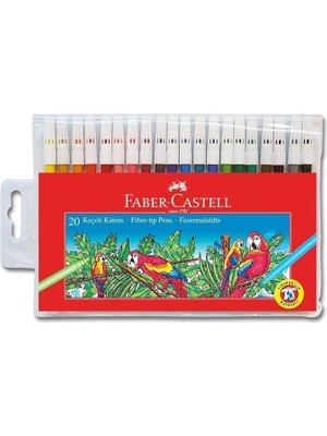 Leaf Shop Keçeli Kalem, 20'li Poşet, 20 Renk