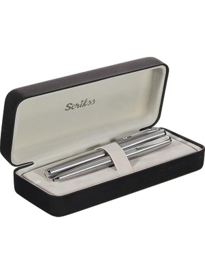 Leaf Shop Metropolis 78 Dolma Kalemtükenmez Kalem Takım Paslanmaz Çelik