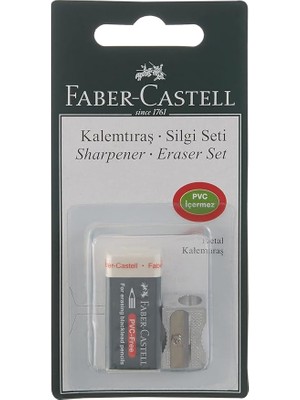 Leaf Shop Metal Kalemtraş + Silgi Seti