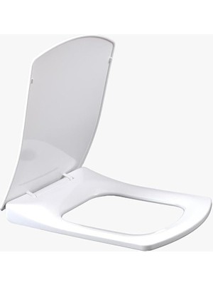 Leaf Shop Kapağı Karen,nero,basic Model Sök Tak Özellikli Soft Kare Klozet Kapak