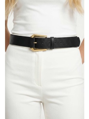 Rays 456 Geniş Tokalı Kemer Siyah