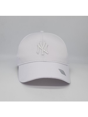 Ny New York Nakışlı Mikro Kumaş Unisex Spor Şapka