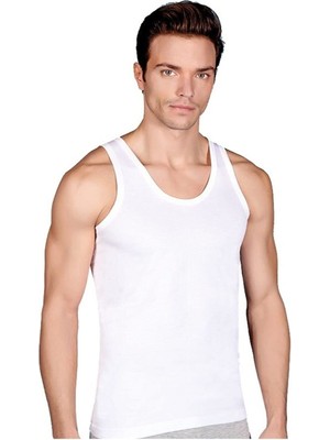 Berrak Erkek 6 Lı Avantaj Paket Beyaz Atlet-Beyaz-2xl