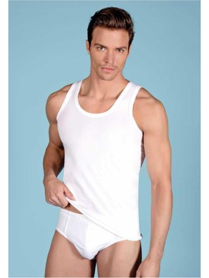 Berrak Erkek Beyaz Atlet-Beyaz-2xl