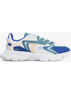 Lacoste Juniors L003 Neo Trainers In Blue-White