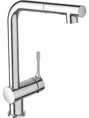 Ideal Standard Ceralook Spiralli Eviye Bataryası 1f-Krom