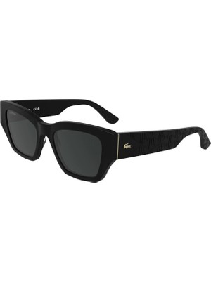 Lacoste L 6053S 001 52 Kadın Cat Eye Siyah Kemik Güneş Gözlüğü