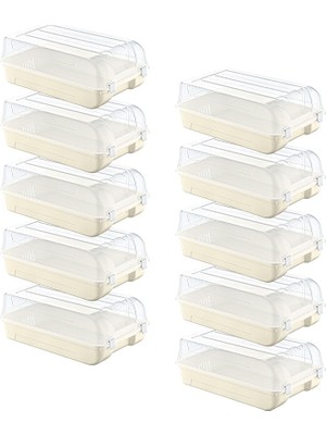 Leaf Shop 10'lu Set Erkek Latte Ayakkabı Kutusu