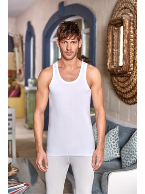 Berrak Erkek Beyaz Klasik Atlet-Beyaz-2xl