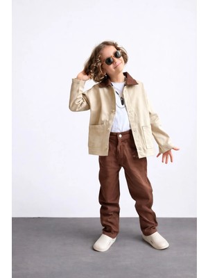 bebexy Gabardin Alt Üst Takım Camel