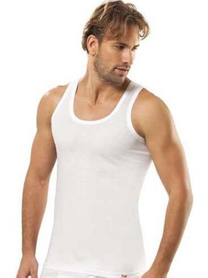 Berrak 6 Lı 1020 Erkek Atlet Beyaz 3xl Beden %100 Pamuklu-Beyaz-Xl