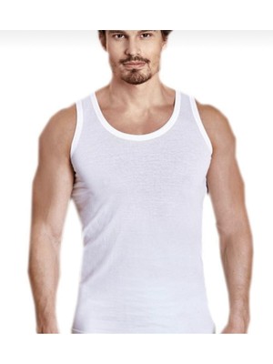 Berrak Erkek Beyaz Pamuklu Atlet 3 Adet-Beyaz-2xl