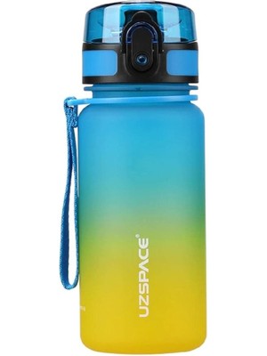 Leaf Shop Anaokulu Kreş Mini Boy 350ML Çift Renk Motivasyon Su Matarası 8 Farklı Renk