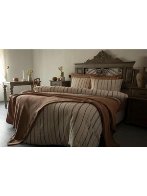 Özdilek Pikeli Nevresim Takımı Saılor Krem Çift Kişilik