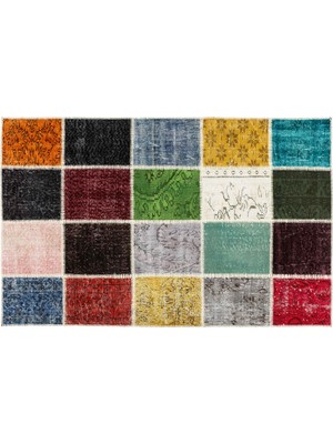 Mudo Home LIMA PATCHWORK HALI RENKLİ 120X180CM