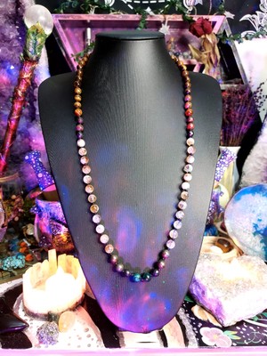 Herkimer Doğaltaş Para Mıknatısı Yüksek Enerji Kolyesi