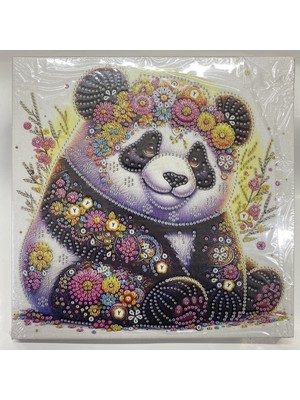 Elegantshop Tuval 5d Yapışan Boncuk Mozaik Tablo 25*25 cm YY120