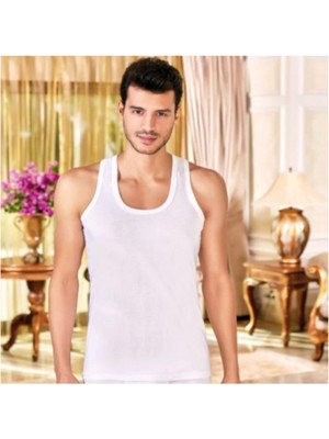 Berrak 1004 Erkek Penye Atlet 12 Li-Beyaz-S