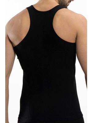 Berrak Erkek Siyah  Likralı Sporcu Atlet 6 Adet-Sıyahs-M