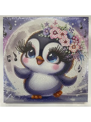 Elegantshop Tuval 5d Yapışan Boncuk Mozaik Tablo 25*25 cm LM01