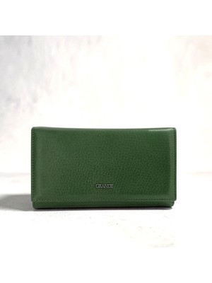 Grande Gerçek Deri Kadın Cüzdanı Orta Boy Hakiki Deri