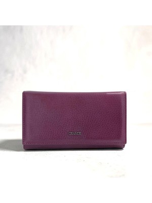 Grande Gerçek Deri Kadın Cüzdanı Orta Boy Hakiki Deri