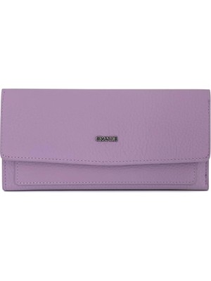 Grande Gerçek Deri Kadın Cüzdanı Hakiki Deri Büyük Boy