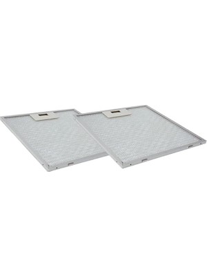 Leaf Shop Esty 2240 Lx6 26,2X25,3 cm Aspiratör Davlumbaz Alüminyum Yağ Filtresi 4 Kat Kaliteli Filtrasyon, 2 Adet