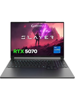 Leaf Shop Garaj Slayer X7T-5070 C3 Intel Core I7 14650HX 32GB Ram 2tb SSD RTX5070 16" Qhd+ 180Hz IPS Freedos Oyuncu Laptop