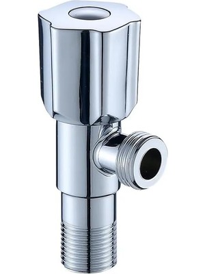 Leaf Shop Taharet Musluğu - Ara Musluk 3/8 Evrensel Çıkışlı/dayanıklı Pirinç Döküm Gövde ile Yıllar Boyu Sorunsuz Kullanım Sağlayın (1 Adet)