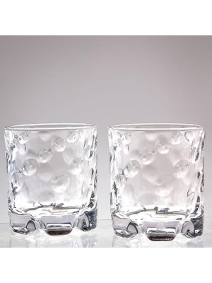 Leaf Shop Glory 2'li Dalgalı Viski Bardağı 250 ml