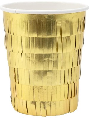 Leaf Shop Meri Gold Fringe Party Cups