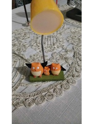 Sevimli  Figürlü ve Esnek Boyunlu Dekoratif Masa Lambası